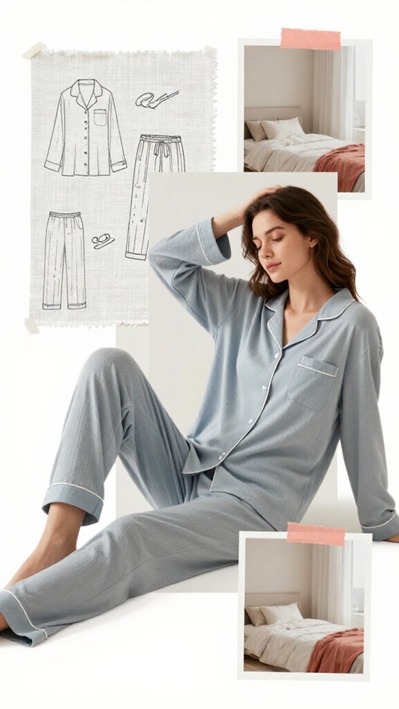 adjustable breathable sleepwear comfort