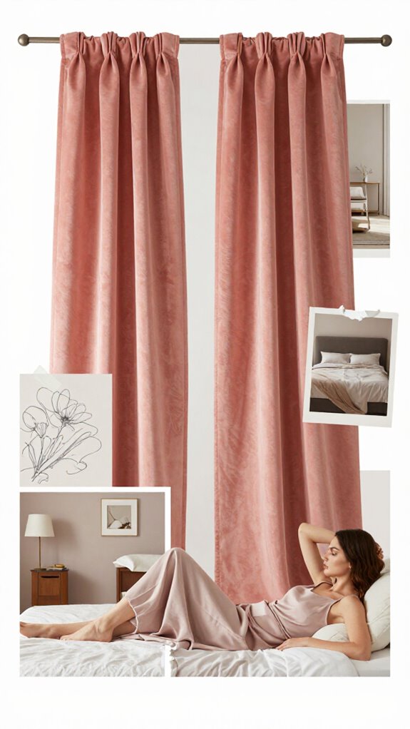 blackout drapes bedroom decor