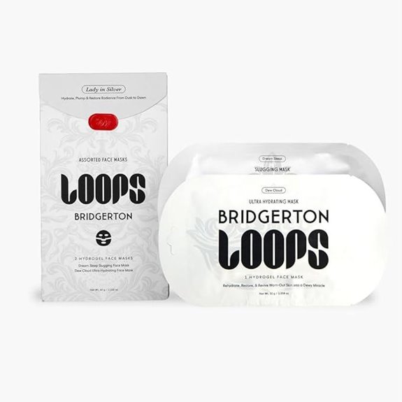 LOOPS Beauty Bridgerton Lady in Silver Hydrogel Face Masks