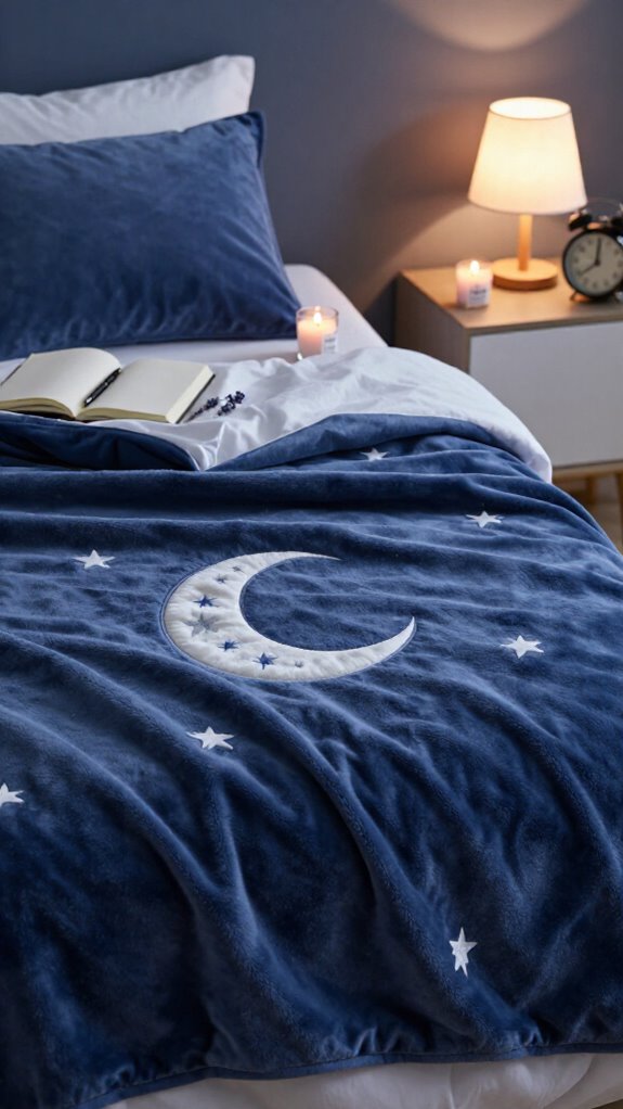 calm nighttime racing thoughts