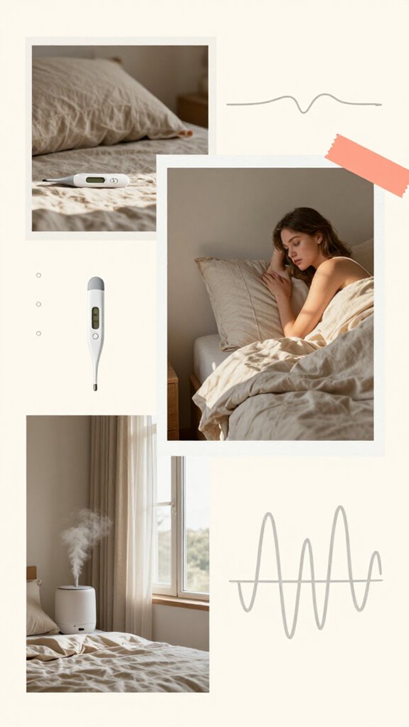 cool humid bedroom environment
