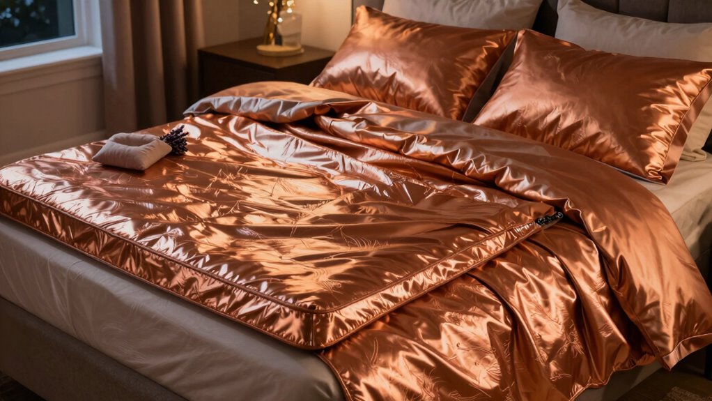 copper bedding for restful sleep