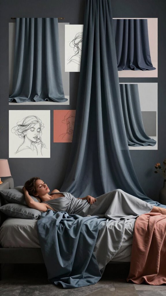 designer drapes block light