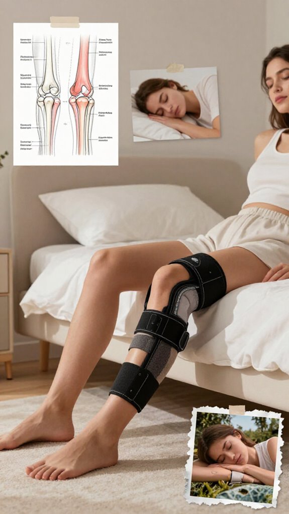 knee braces enhance sleep quality