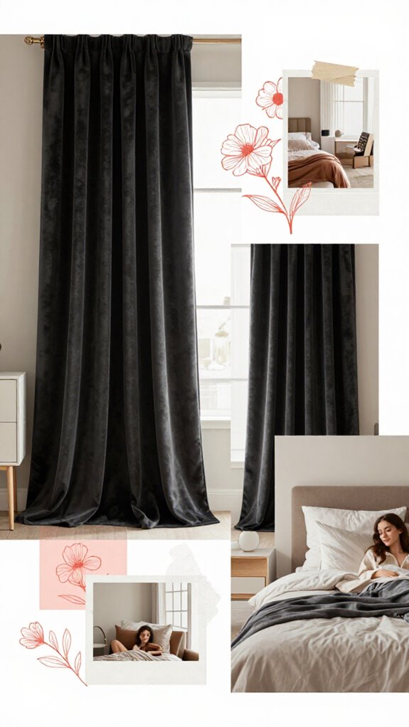 luxurious light blocking textiles