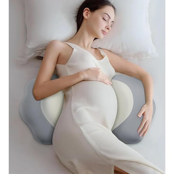Pregnancy Pillow Support: Memory Foam Maternity Wedge Pillow