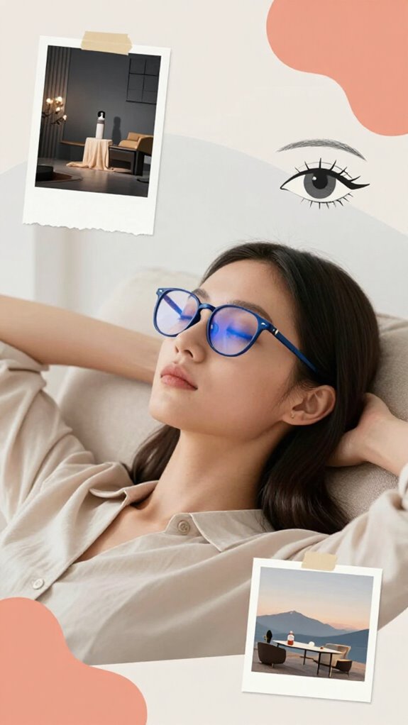 mixed evidence on blue light