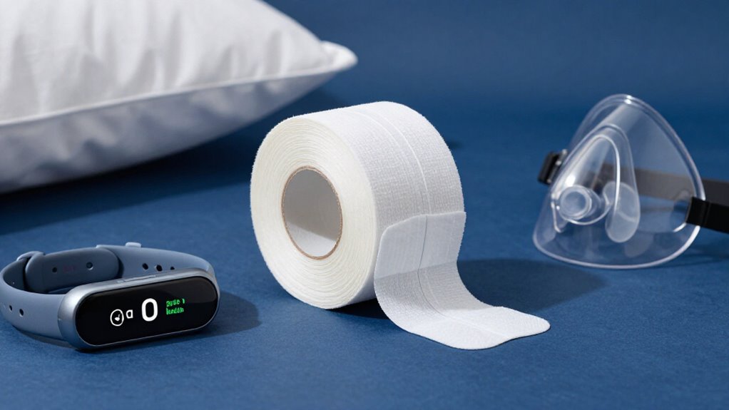 mouth taping sleep enhancement