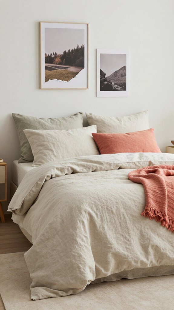 muted tones organic textures