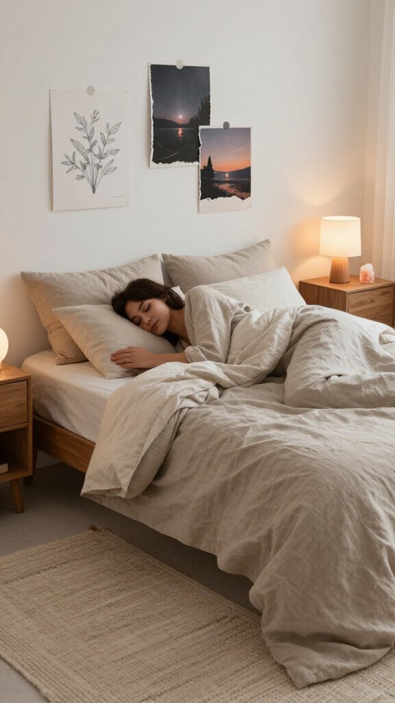 natural materials ambient lighting harmony