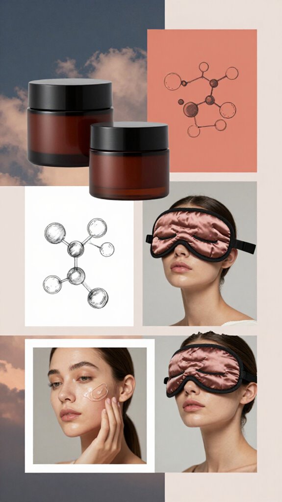 nighttime moisturizer or sleeping mask moisture lock