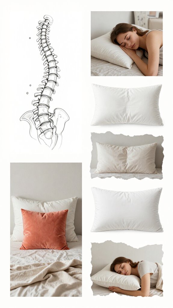 pillow height influences spinal health