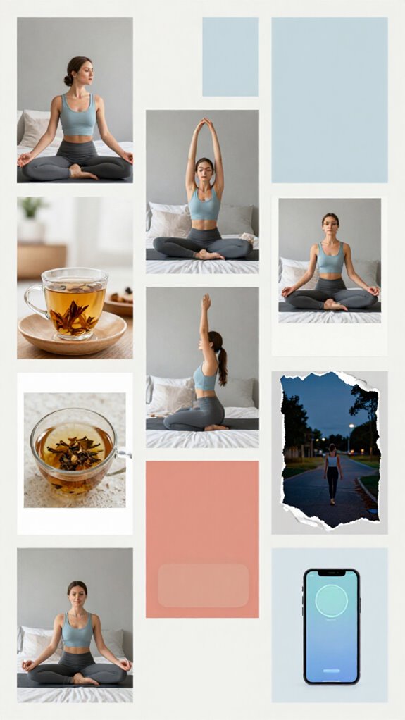 pre bed routines improve sleep