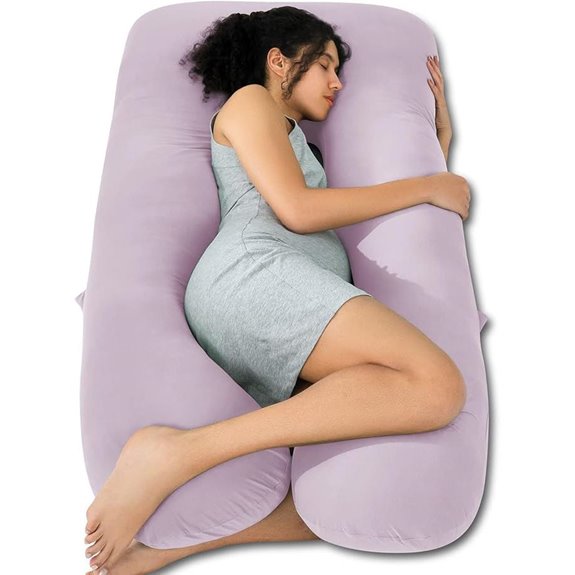 QUEEN ROSE U-Shaped Pregnancy Pillow for Pregnant Support