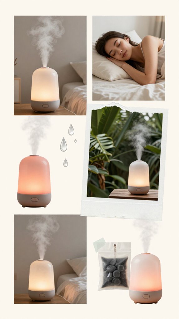 quiet ultrasonic humidifier with auto shutoff