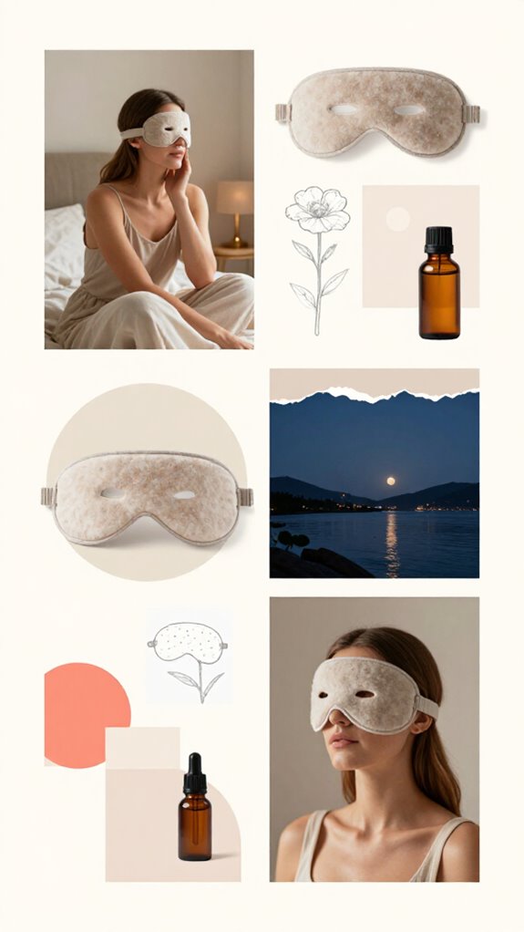 silk cashmere sleep mask