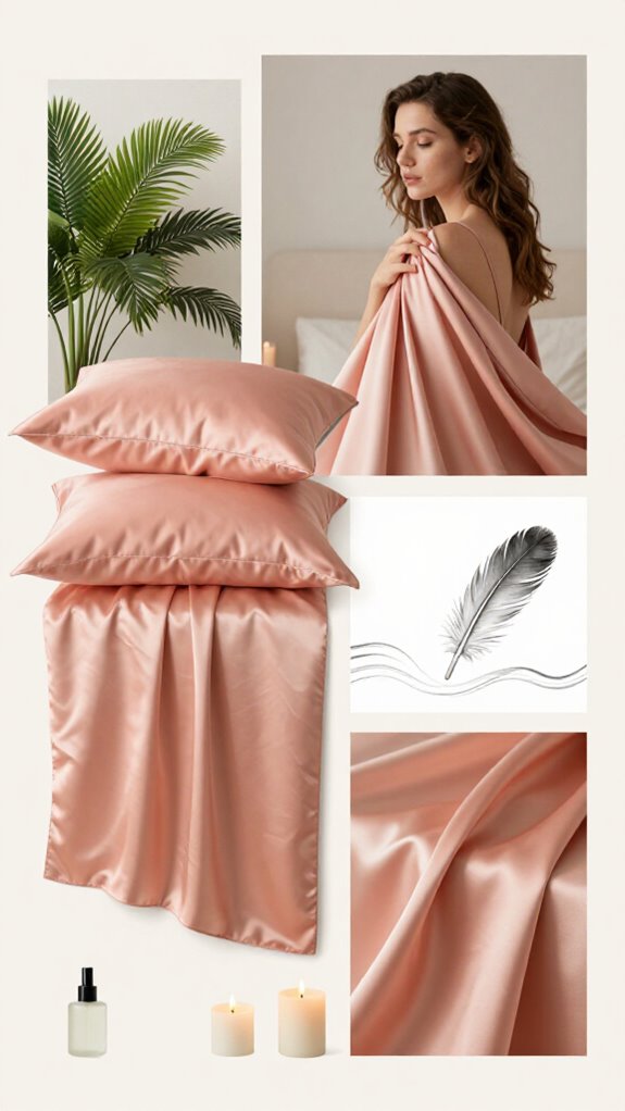 silk pillowcase improves sleep quality