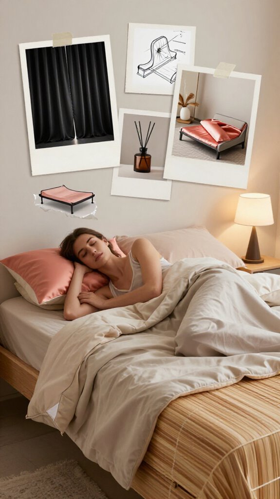 sleep friendly home curtains blankets silk ergonomic bedframes