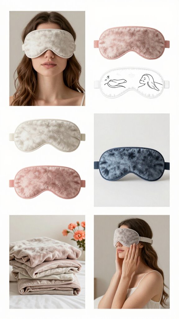 soft cashmere eye covers