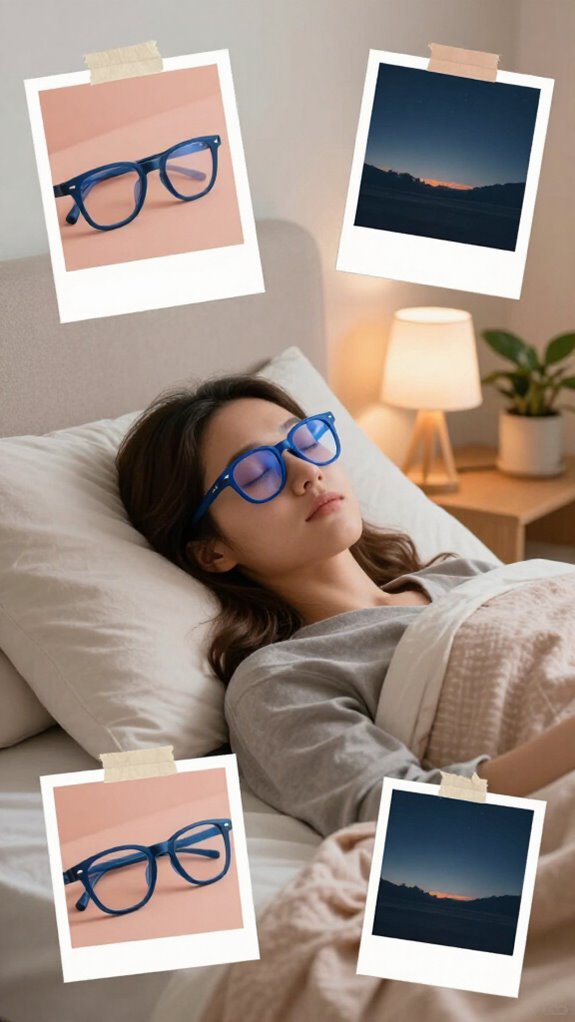 stylish blue light glasses