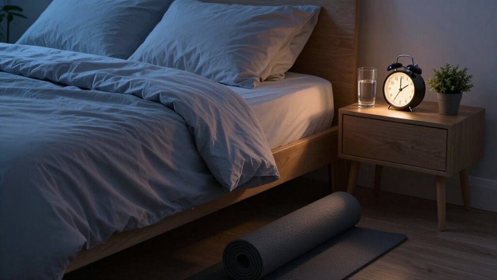 timing exercise before sleep