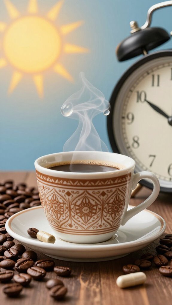 timing for evening coffee