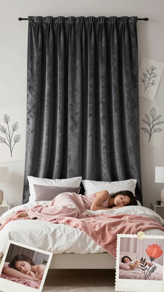 total darkness improves sleep