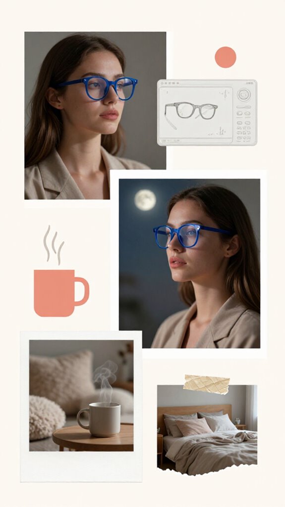 wear blue light glasses