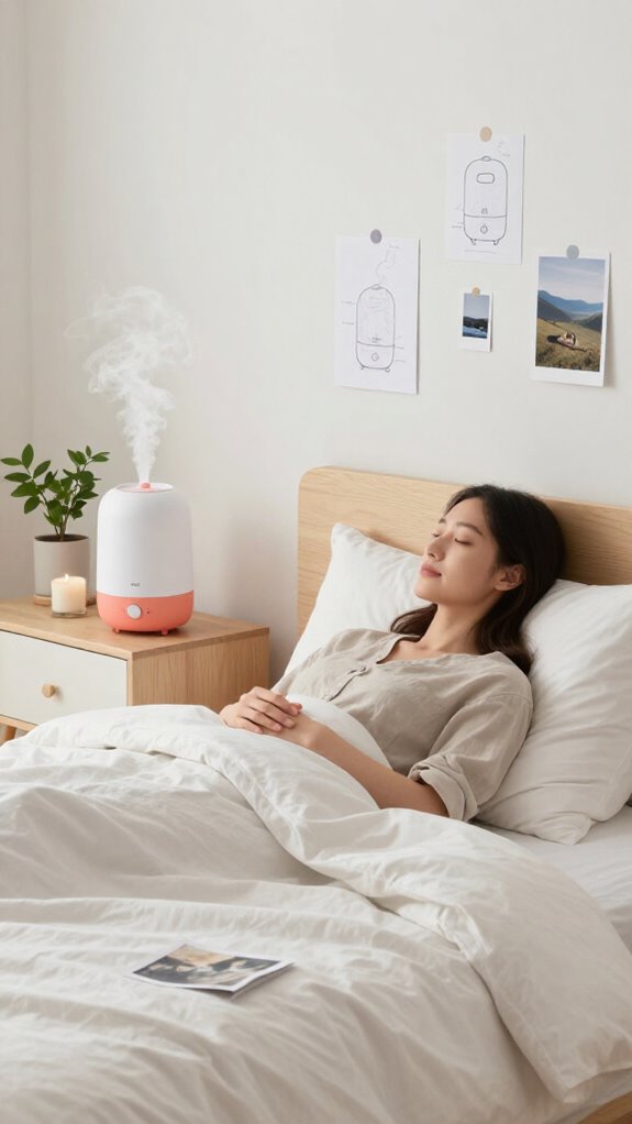 whisper quiet humidifier sleep optimization