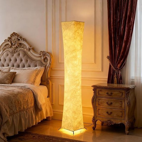 YIEONSHION 52-Inch LED Floor Lamp with Remote