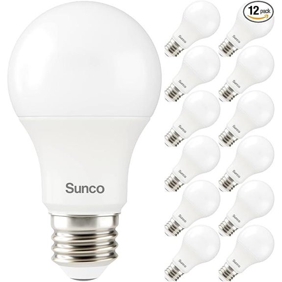 Sunco Amber Sleep Light Bulbs for Healthy Sleep (12 Pack)
