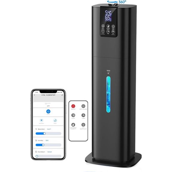 8L Smart Humidifier with App Control (Black)