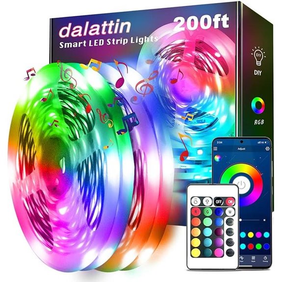 Dalattin Smart LED Strip Lights with App Control