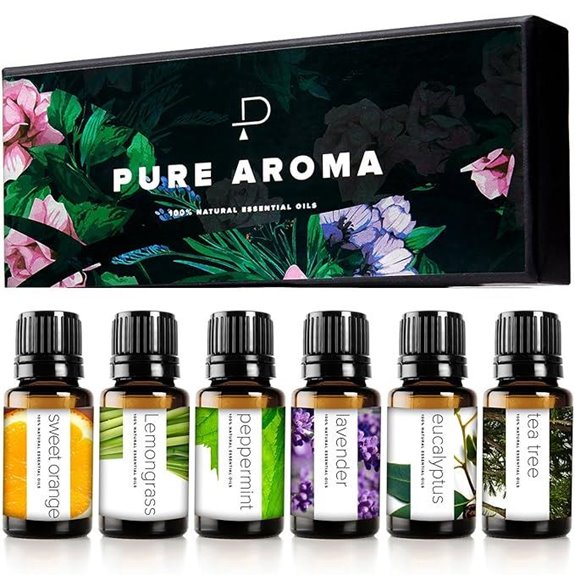 Pure Aroma Essential Oils Gift Set (6x10ml)