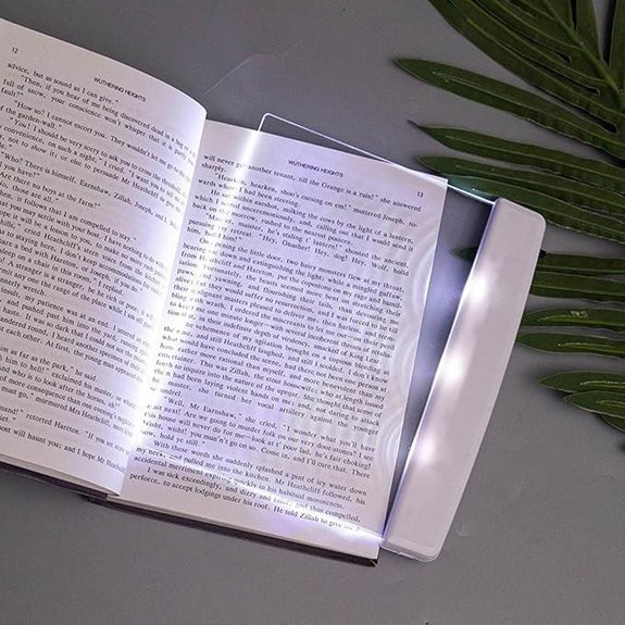 Juesi Flat Book Light for Reading in Bed