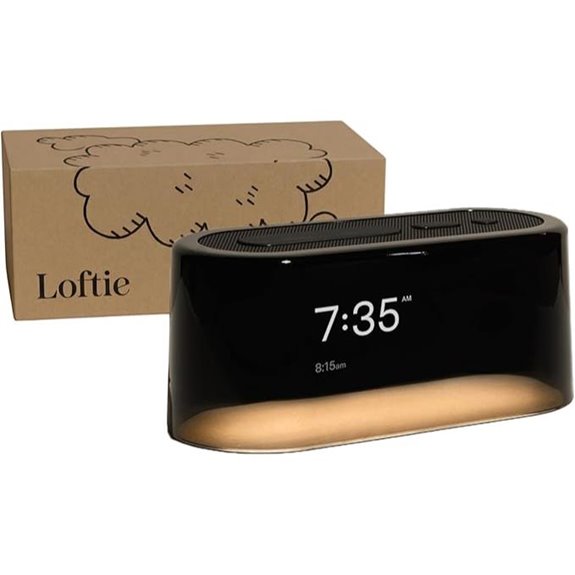 Loftie Alarm Clock with Sound Machine Black