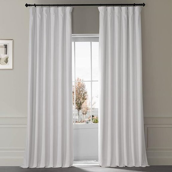 HPD Signature Plush Velvet Blackout Curtains (1 Panel)