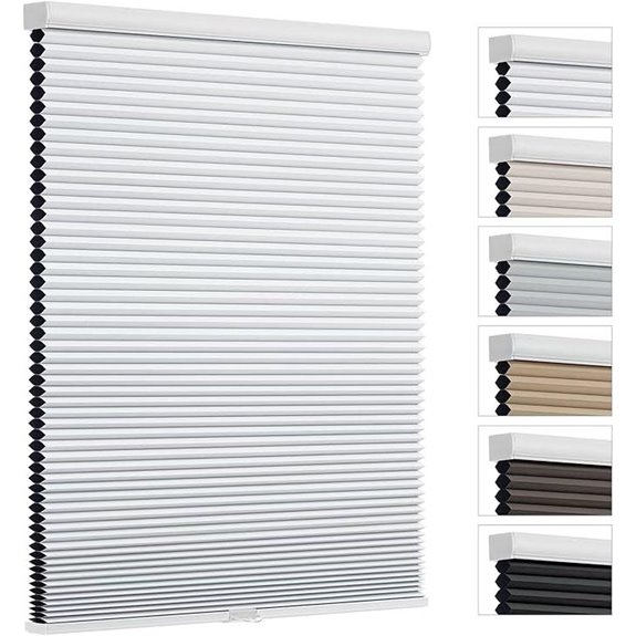 Changshade Blackout Cellular Window Shades (34W x 72H)