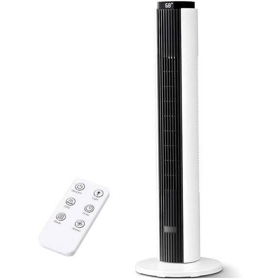 Antarctic Star 37 Bladeless Tower Fan with Remote