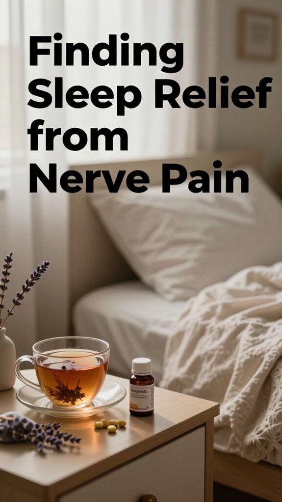 calm sleep despite nerve pain