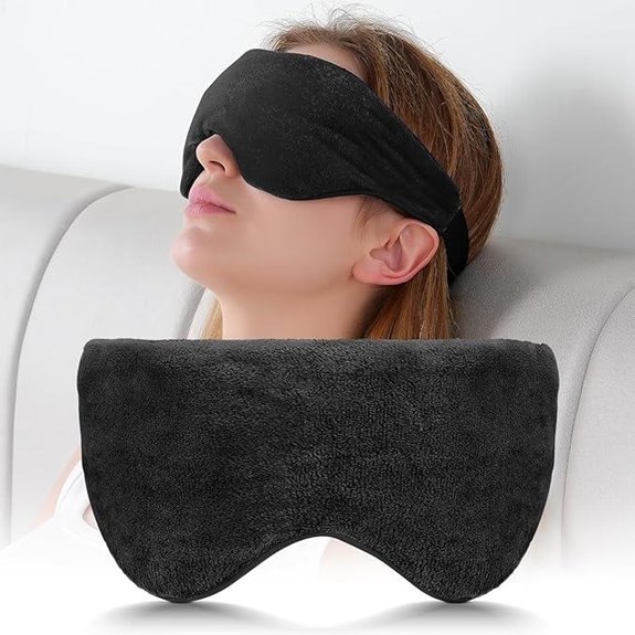 Sivio Heatable/Freezable Weighted Eye Mask with Strap