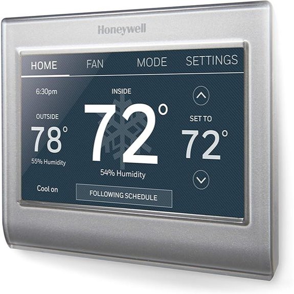 Honeywell Wi-Fi Color Thermostat 7 Day Alexa Ready (Gray)