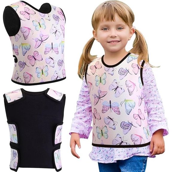 kids butterfly compression vest
