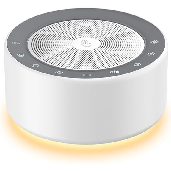Kipcush White Noise Machine with Night Light