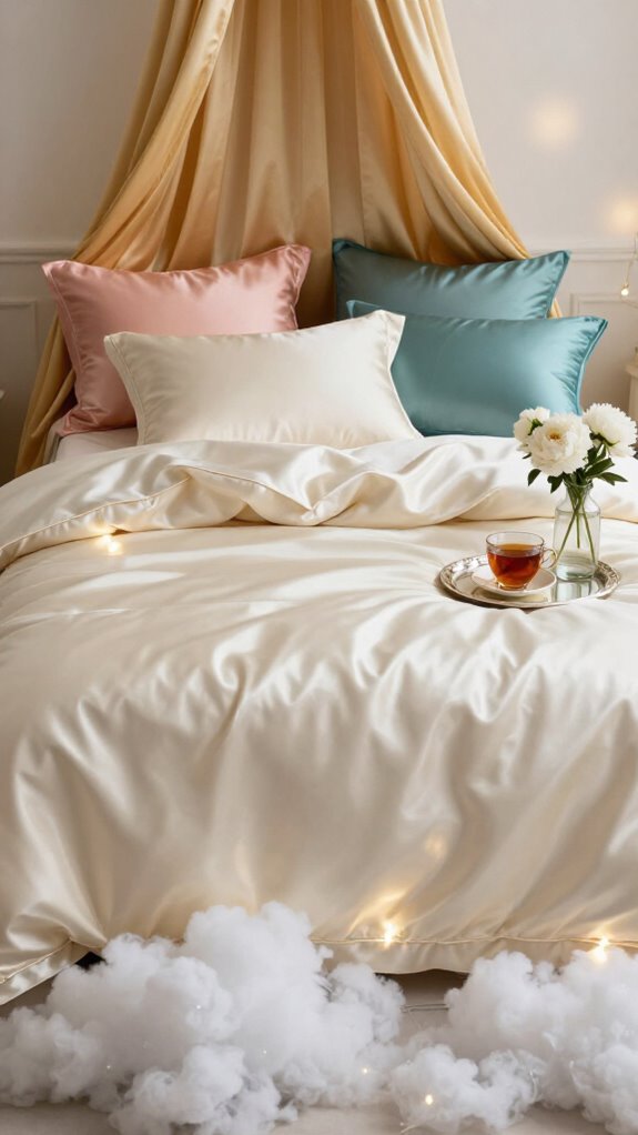 luxurious silk comforters selection