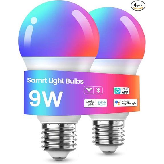 Meliya LED Smart Bulbs with RGBWW 2-pack