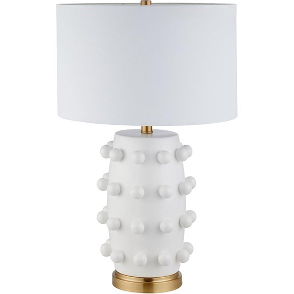 Henn&Hart 25.5 Modern Ceramic Table Lamp with Shade