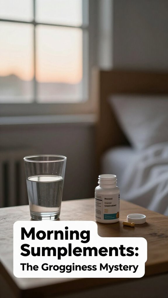 morning supplement grogginess reasons