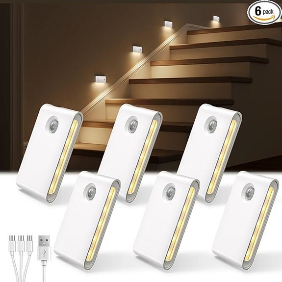 EZVALO 6 Pack Motion Sensor Night Lights