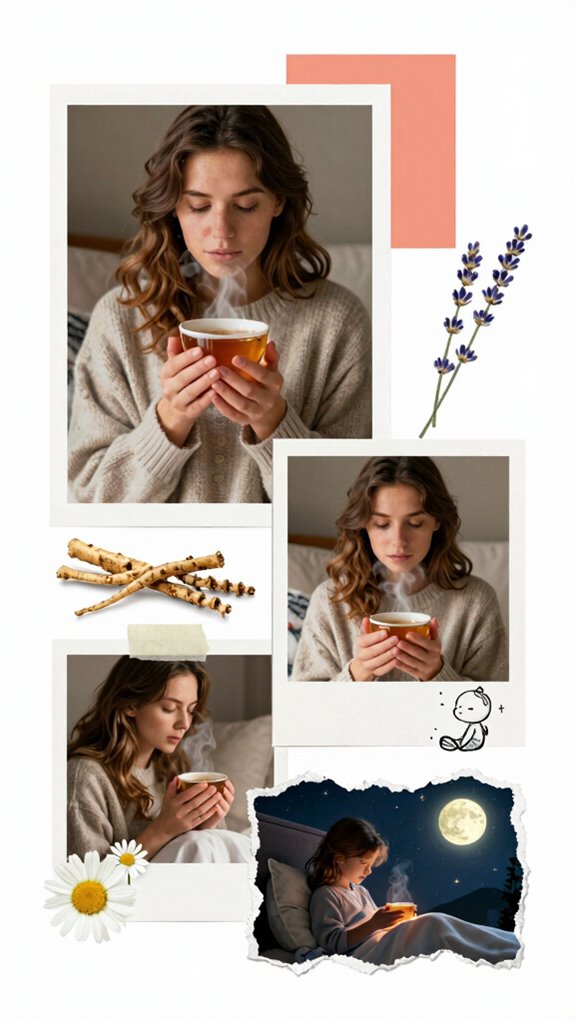 natural teas promote relaxed sleep